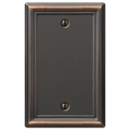 AMERTAC AmerTac 101536 Single Blank Aged Bronze Wall Plate 101536